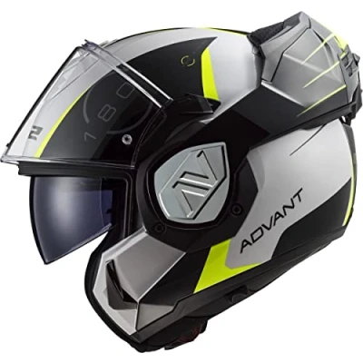 Image de LS2, Casque Moto modulable ADVANT Codex Blanc Noir, XXL