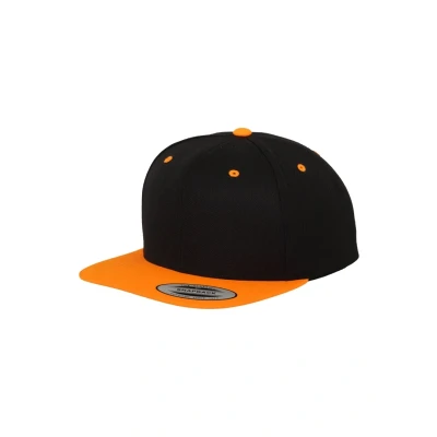 Image de Flexfit Classic Snapback 2TONE Casquette, Taille: One Size, Black/orange