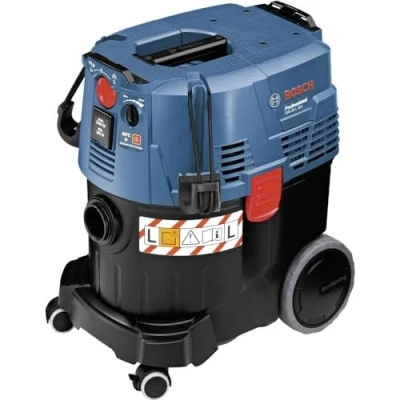 Image de Bosch Professional aspirateur eau et poussière GAS 35 L AFC (avec 1 filtre plissé plat cellulose, suceur droit, sac jetable, coude, set suceurs pour sol, 3 tubes 0,35 m, flexible 5 m avec manchon)
