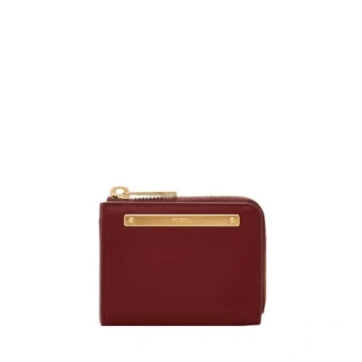 Image de Fossil Small LIZA Portefeuille, Femme, Taille: One Size, Red