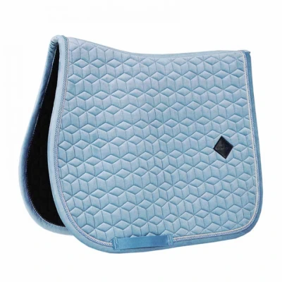 Image de Kentucky Horsewear Tapis de selle en velours Saut Bleu clair