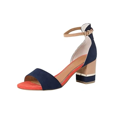 Image de MARCO TOZZI Sandale à talon by Guido Maria Kretschmer 2 28303 42 Femme, Bleu Marine Comb 2023, 40 EU