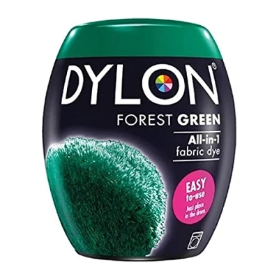 Image de Dylon Pot de Teinture pour Machine à Laver, Vert forêt, 350 g
