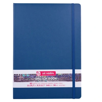 Image de Carnet de Dessin Talence Art Creation Sketchbook 21 x 30cm Bleu Marine T9314 233M 452248