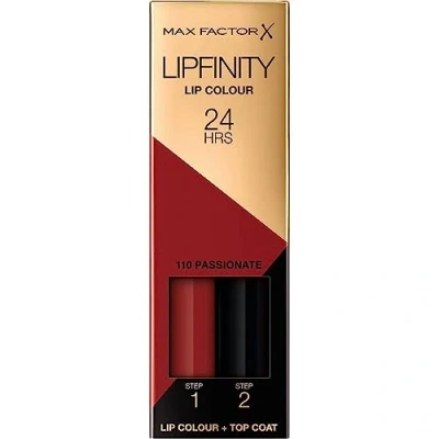 Image de Max Factor Lipfinity Rouge à lèvres 2 étapes Charge 110 Passionate, 2,3 ml + 1,9 g