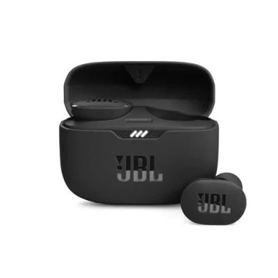 Image de JBL TWS Tune 130NC Écouteurs intra auriculaires sans fil, Bluetooth, Son Pure Bass JBL, étanche et avec réduction du bruit, jusqu&#039;à 40 heures d&#039;autonomie, en noir