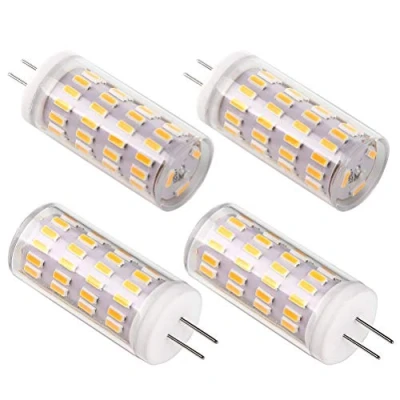 Image de Bsxywa G4 Led 12V 5w Ampoule, AC/DC Ampoules d&#039;éclairage équivalent à 40W halogène, 400LM, Blanc Chaud 3000K, Non dimmable, Remplacement Pour Hotte Et Lusture, Lot de 4.