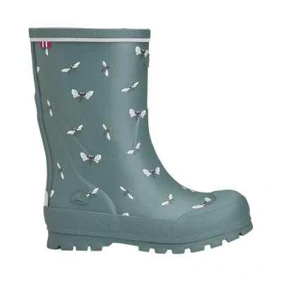 Image de viking Mixte enfant Jolly Print Botte de pluie, Bluegreen White, 30 EU Large