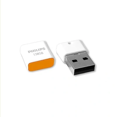 Image de Philips Pico Édition High Speed clé USB 2.0 128 Go Ultra Small pour PC, Ordinateur Portable, Smart TV, Audio Voitures et Autres, Vitesse de Lecture jusqu&#039;à 25 Mo/s