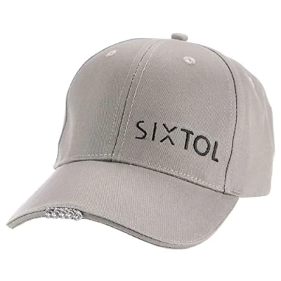 Image de SIXTOL Casquette de Baseball avec lumière LED 25 LM Chargement Via USB Taille Universelle Gris