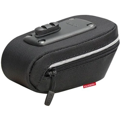 Image de KLICKfix Sacoche Farrad Micro Sport 40 Noir Selle Mixte Adulte, Schwarz, 6.5 x 14 9 cm, 0.4 l