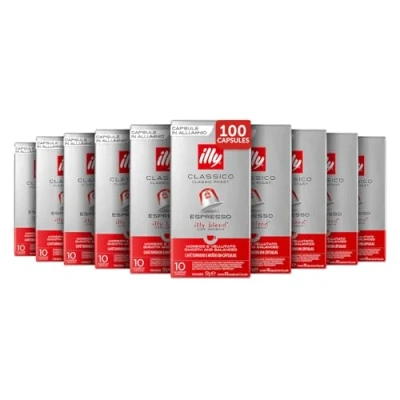 Image de Café Illy Torréfié CLASSICO en capsules compatibles* 10 étuis de