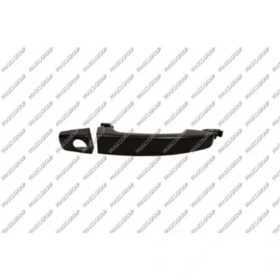 Image de PRASCO OP7218004 Poignée de Porte extérieur, avant gauche avec trou clé couche d&#039;apprêt OPEL: Astra J GTC, 5 portes, Meriva B