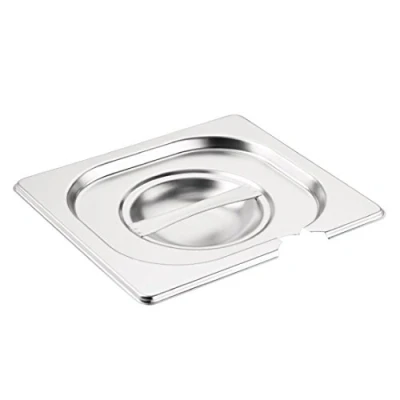 Image de Vogue Couvercle cranté en acier inoxydable 1/6 Gastronorm