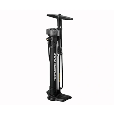 Image de Topeak Pompe à Pied JoeBlow Booster Noir 74 x 25 18,5 cm