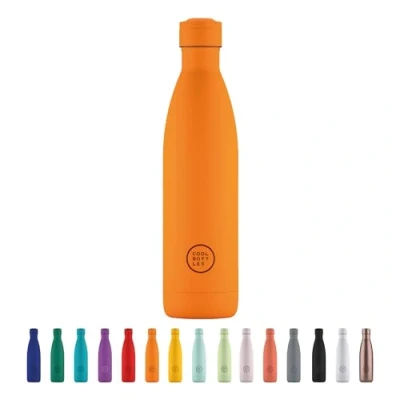 Image de Cool Bottles Bouteille en Acier Inoxidable 750 ml Vivid Orange 30,5 x 7 cm Isotherme Boissons froides 36 heures et chaudes 18 Triple Technology Sans BPA