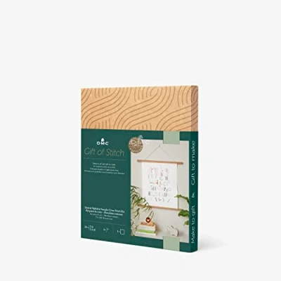 Image de DMC Abécédaire Animaux, kit point de croix complet Niveau intermédiaire Idéal pour la chambre d&#039;un bébé ou enfant Dimensions 25.7 x 35.5 cm