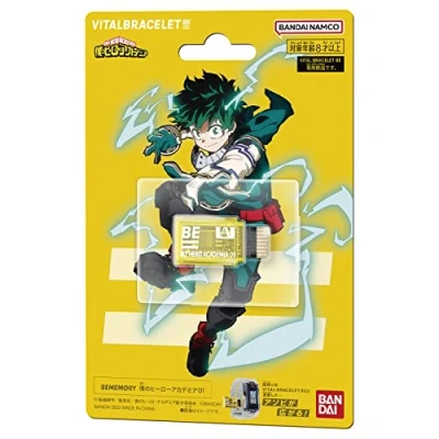 Image de Bandai My Hero Academia Carte Be Memory pour Vital Bracelet 01 NT86152