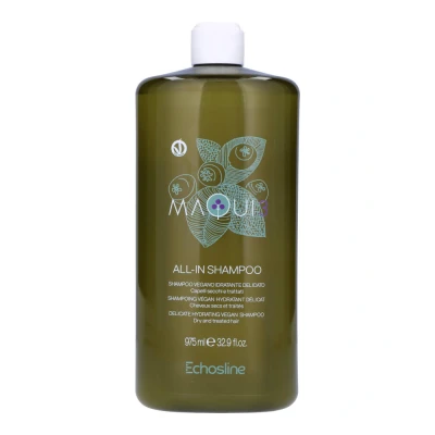 Image de ECHOSLINE Maqui 3 All in Shampooing hydratant végétalien pour Cheveux secs et traités 975 ML, Multicolor, One Size
