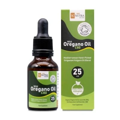Image de Huile d&#039;origan 25ml sauvage C80 80% carvacrol Aucun additif Végan Origanum vulgare hirtum SC Nutra (Sweet Cures)