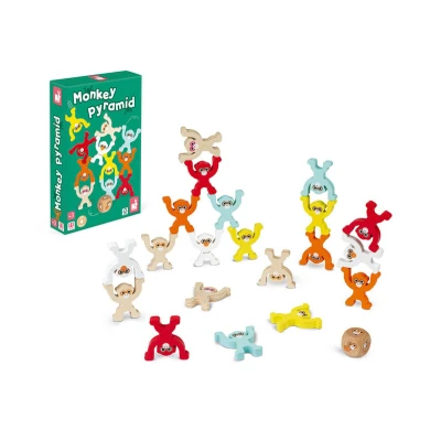 Image de Janod jeu d&#039;équilibre pyramide de singes