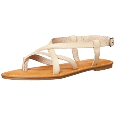 Image de Amazon Essentials Sandales à Lanières Décontractées Femme, Taupe, 40 EU Large