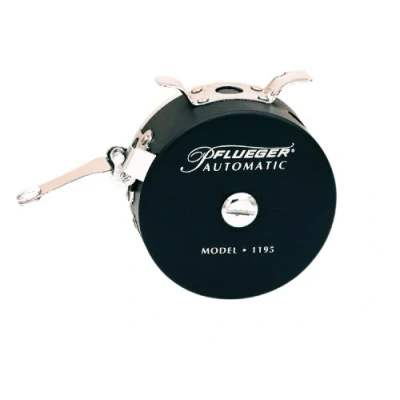 Image de Pflueger, Moulinet Automatique de pêche à la Mouche, Taille 44385, poignée Droite, Cadre et Bobine en Alliage d&#039;aluminium résistant Corrosion