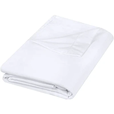 Image de Utopia Bedding Drap Plat (Grand lit, Blanc) en Microfibre veloutée brossée, Respirant, Extra Doux et Confortable, résistant aux Plis, à la décoloration, Taches l&#039;abrasion, qualité hôtelière