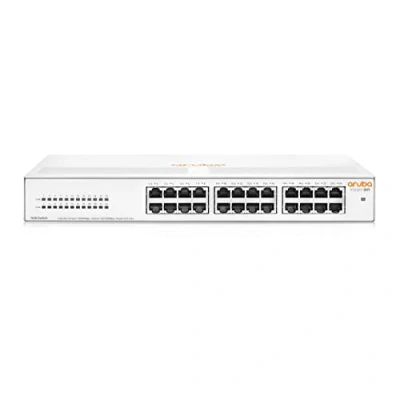 Image de HPE Networking Instant on Switch Series 1430 Commutateur Ethernet Non géré Couche 2 avec 24 Ports GB, x 1G, sans Ventilateur, câble UE (R8R49A#ABB)