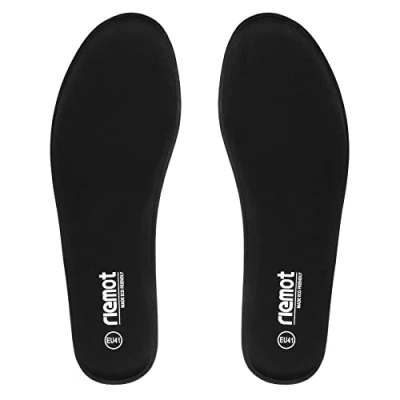 Image de Riemot Memory Foam Komfort Einlegesohlen, Semelle intérieure Unisexe, Schwarz, Taille Unique