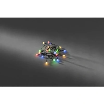 Image de Konstsmide 1491 507 Guirlande Lumineuse avec Globes à LED, Plastique/,, 1.2 W, Multicolore