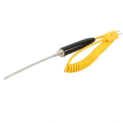 Image de Sonde de Thermocouple Type K 0 1100 C/32 2012 F Capteur Haute Température Pointe D&#039;aiguille Portative