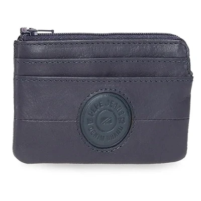 Image de Portefeuilles et porte monnaie Pepe Jeans Cracker en cuir de vache, noir, marron, vert, différentes tailles