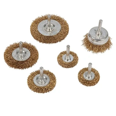 Image de Silverline 993067 Jeu de 6 brosses métalliques Queue mm