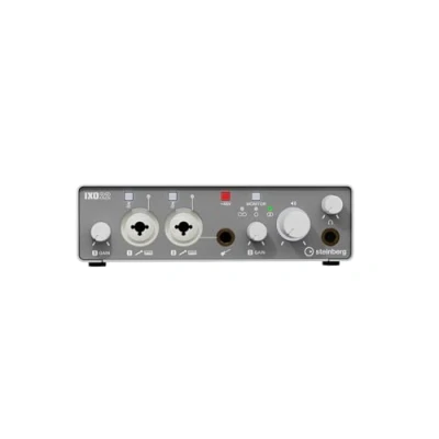 Image de Steinberg IXO22, Interface audio 2 x USB 2.0 avec deux préamplificateurs micro, incluant les logiciels Cubase AI et Cubasis LE, Blanc