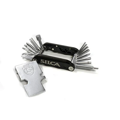 Image de SILCA Outil multifonction VENTI 20 outils de conception minimaliste barres latérales en aluminium avec stockage magnétique Master Link HEX/TORX/PHILLIPS/brise chaîne
