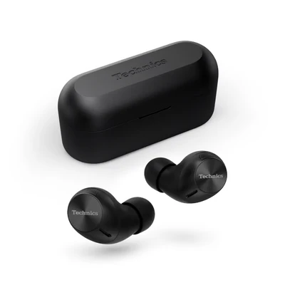 Image de Technics EAH AZ40M2EK Écouteurs Sans Fil avec Réduction du Bruit, Bluetooth Multipoint 3 Appareils, Intra Auriculaires Confortables, Micro intégré, Ajustement Personnalisable, Noir