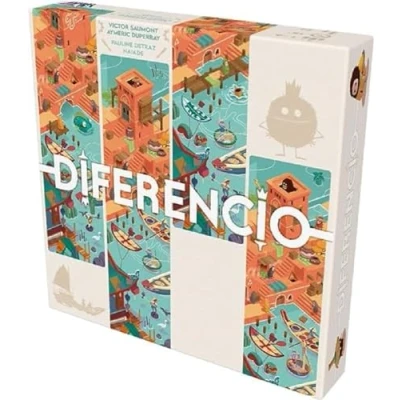 Image de Asmodee KYF Edition Diferencio Jeux de Société Mémoire Visuelle d&#039;Ambiance à partir 7 Ans 2 6 Joueurs Version Française