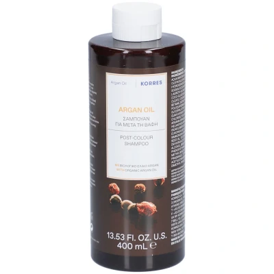 Image de Korres Shampooing Post Coloration Huile d&#039;Argan