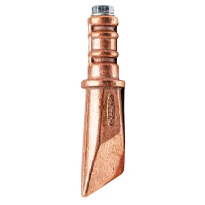 Image de Express, 648, Panne de + 330 g pour Fer Réf. 2648, Dimensions Bout 33 x 3 mm, Accessoire à Souder, Lampe Couvreur, Chalumeau d&#039;Étanchéité, Pièces Rechange