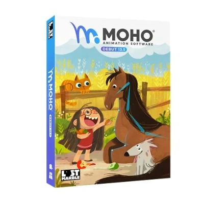 Image de Moho Debut 13.5 Create your own cartoons and animations in minutes Software for PC Mac OS