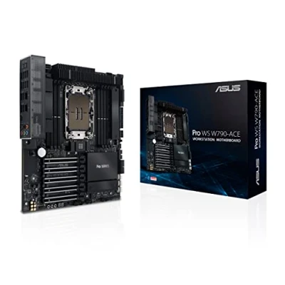 Image de ASUS PRO WS W790 ACE Carte mère Intel LGA 4677 CEB (PCIe 5.0 x16, M.2, 10G et 2.5G LAN, gestion à distance, 12+1+1 phases d&#039;alimentation, USB 3.2 Gen 2x2 Type C)