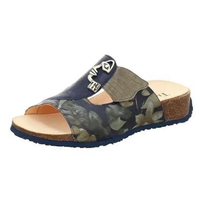 Image de THINK! Mizzi Chausson Durable, Mule Femme, 8100 Indigo/Kombi, 35 EU