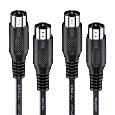 Image de Cable Matters Pack de 2 MIDI 1,8m câble DIN à 5 Broches, Broches 1,8 m