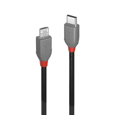 Image de Lindy 36890 Câble USB 2.0 Type C vers Micro B 0.5 M