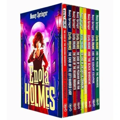 Image de Enola Holmes 9 Books Collection Set By Nancy Springer(The Case of the Missing Marquess, Left Handed Lady, Bizarre Bouquets,The Peculiar Pink Fan &amp; More)