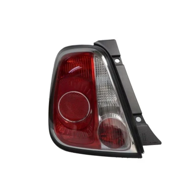 Image de TYC 11 11284 21 2 Feu arrière gauche noir sans porte lampe FIAT: 500 3 portes, ABARTH: / 595 695 3/5 portes