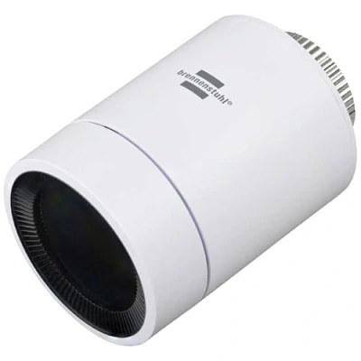 Image de Brennenstuhl Connectez le thermostat de radiateur Zigbee HT CZ 01 (thermostat intelligent pour économiser l&#039;électricité, compatible avec Alexa et Google Assistant, contrôle du chauffage via une application, maison intelligente)