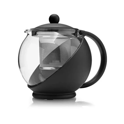 Image de Kilo D06 Théière en verre avec infuseur acier inoxydable 2 tasses 650 ml