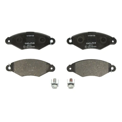 Image de DELPHI LP1610 Jeu de plaquettes frein non préparé pour indicateur d&#039;usure avec tôle anti bruit accessoires CITROËN: Xsara 5 portes